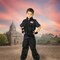 Boy's SWAT Commander Costume Utility Vest Fingerless Gloves Halloween Outfit
